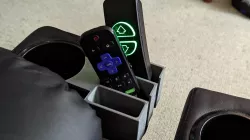 Remote Holder For Easy Chair Supported From Cup Holder