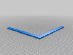 Right angle corner ruler 