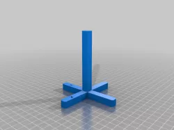 Rounded 100mm XYZ calibration piece