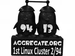 SC13 Aggregate.Org/UK 20th Year Refrigerator Magnet