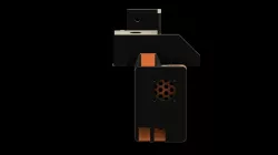 Screwless Raspberry Pi 4 Case/Mount for Prusa i3 Enclosure With Camera Cable Hole