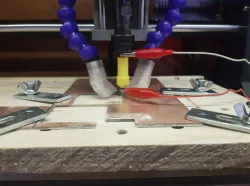 Sensor for creating a height map with dielectric surface for CNC3018 machine