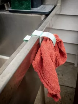 Sink Towel/Rag Hook for Utility Sink Trinity