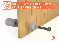 SKADIS - Replacement Screw and Feet with CHC M4