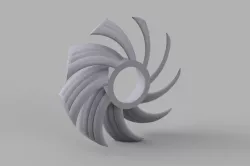 Slat Fan Swept