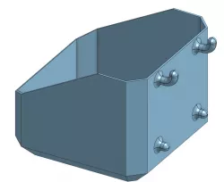 Small Pegboard Container