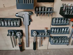 Small socket wrench holder