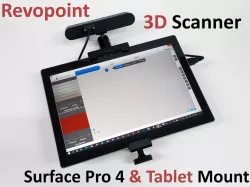 Surface Pro 4 & Tablet Mount for Revopoint 3D Scanner