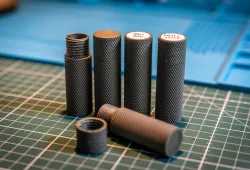 threaded edc container