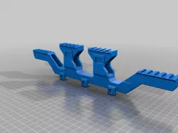 Tiamat Dual Optic Mount (Sight/Laser)