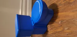 Toilet Seat Pen & Paper Clip Holder
