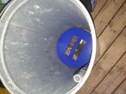 Trash can height reducer