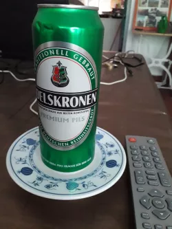 TV remote rotates beer, snacks