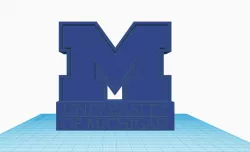 University Of Michigan Plaque