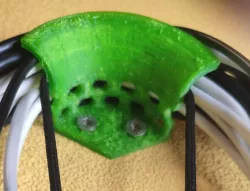 Wall cable holder