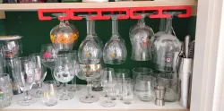 Wine and beer glass hanger