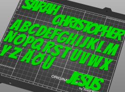 alphabet letter generator 3d models 【 STLFinder