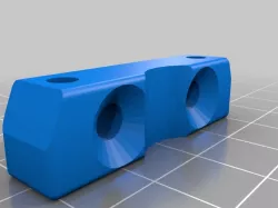 Z Axis Motor Mount for Creality CR-10 - Corrected for Glass holder Y Axis travel