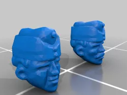 28mm/15mm Wargaming WW2 Hungarian soft cap heads
