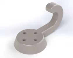 4-nails wall hook