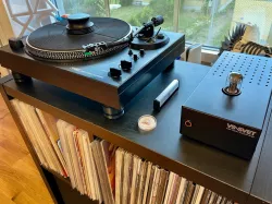 Adjustable turntable feet