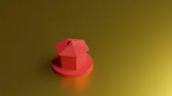 Avatar themed CATAN tokens: Fire Nation House
