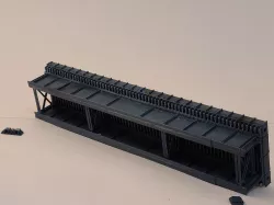 Ballast Deck Girder Model Railroad Bridge