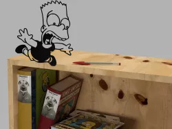 Bart Simpson falling