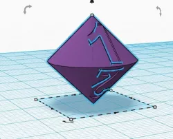 Biconical d2 die