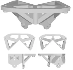 Brackets for Ikea Lack's shelf