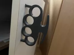 Brass knuckles drawer handle