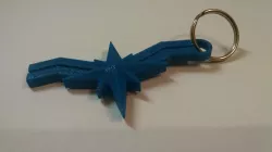 Captain Marvel Keychain