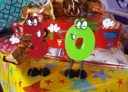 Cartoon Numbers for birthay Present's or whatever