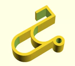 Customizable Cubicle Wall Hook