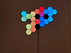 Customizable Hex Wall Lamp