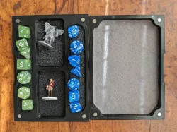 Dice and Mini Box with Rolling Tray