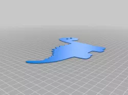 Dino Night Light - eyes on plate