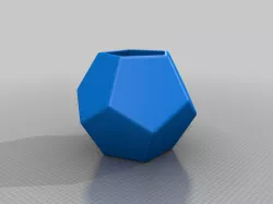 DODECAHEDRON VASE - BOWL - CONTAINER