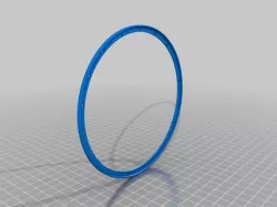Drillpattern to convert a hoverboard motor to a 36 Hole Trike Hub