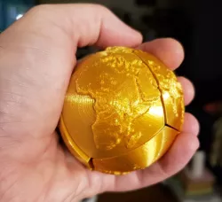 Earth Globe Cross