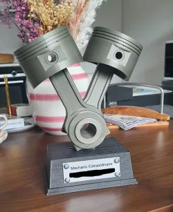 Engine Piston Trophy