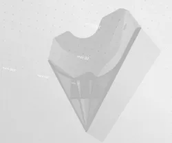 Evolve wall mount with ABEC11 107mm wheels V2 - left