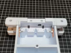 Fill plates for a 3D-printed RC parachute jumper (skydiver) named "Bruno"