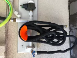 Garden hose hook (for silver bullet or other lightweight hoses).