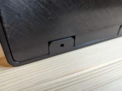 Gravity spool-holder modified for base frame