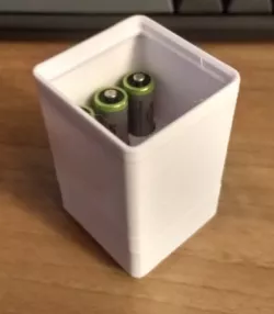 Gridfinity compatible 1x1x1_5 battery holders