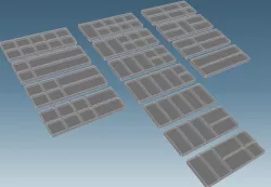 Gridfinity Modified 2x5x15