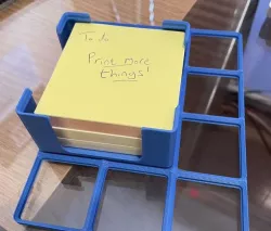 Gridfinity post-it stack container
