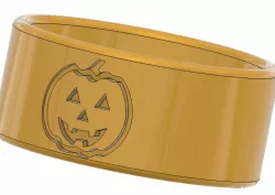 Halloween pumpkin ring