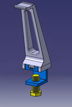 Headphone Stand Clamped